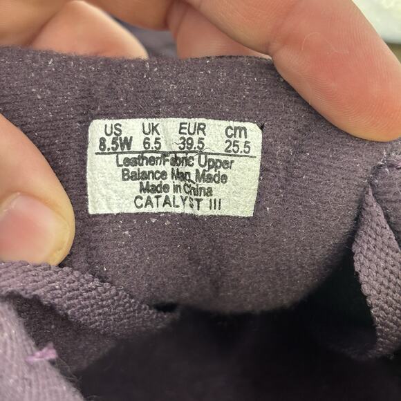 Ryka Catalyst III Womens Walking Shoes Sz 8.5 W Purple Suede Leather Lace Up - Picture 7 of 7